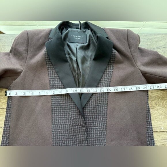 EQUIPMENT DEPUIS 1976Classic‎ Wool Blend Lapel size 4 - Picture 5 of 7